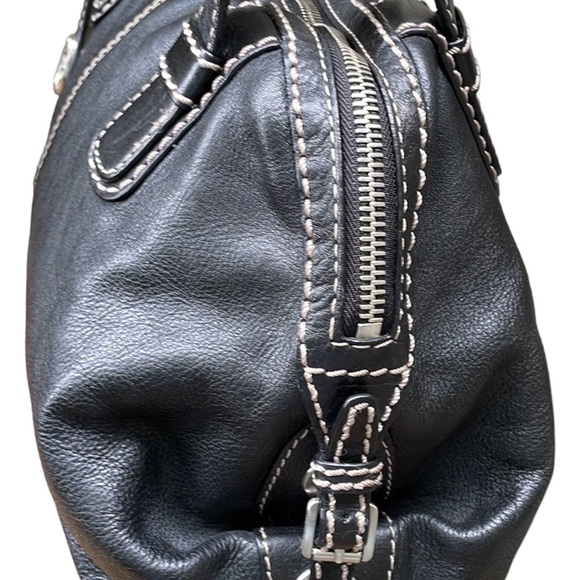 Michael Kors Black Leather Shoulder Bag - Picture 9 of 14